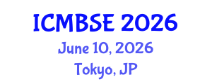 International Conference on Medical and Biological Systems Engineering (ICMBSE) June 10, 2026 - Tokyo, Japan