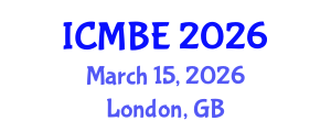International Conference on Medical and Biomedical Engineering (ICMBE) March 15, 2026 - London, United Kingdom