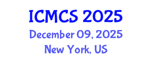 International Conference on Medical and Clinical Sciences (ICMCS) December 09, 2025 - New York, United States