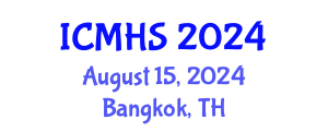 International Conference on Medical and Health Sciences (ICMHS) August 15, 2024 - Bangkok, Thailand