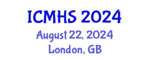 International Conference on Medical and Health Sciences (ICMHS) August 22, 2024 - London, United Kingdom