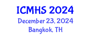 International Conference on Medical and Health Sciences (ICMHS) December 23, 2024 - Bangkok, Thailand