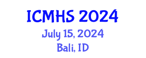 International Conference on Medical and Health Sciences (ICMHS) July 15, 2024 - Bali, Indonesia