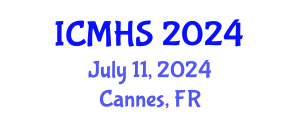 International Conference on Medical and Health Sciences (ICMHS) July 11, 2024 - Cannes, France