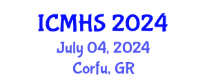 International Conference on Medical and Health Sciences (ICMHS) July 04, 2024 - Corfu, Greece