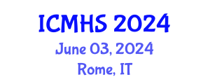International Conference on Medical and Health Sciences (ICMHS) June 03, 2024 - Rome, Italy
