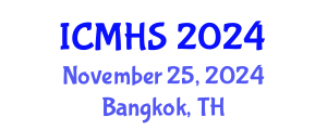 International Conference on Medical and Health Sciences (ICMHS) November 25, 2024 - Bangkok, Thailand