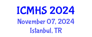 International Conference on Medical and Health Sciences (ICMHS) November 07, 2024 - Istanbul, Turkey