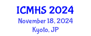 International Conference on Medical and Health Sciences (ICMHS) November 18, 2024 - Kyoto, Japan