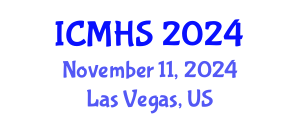 International Conference on Medical and Health Sciences (ICMHS) November 11, 2024 - Las Vegas, United States