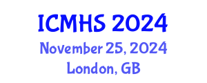 International Conference on Medical and Health Sciences (ICMHS) November 25, 2024 - London, United Kingdom