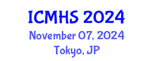 International Conference on Medical and Health Sciences (ICMHS) November 07, 2024 - Tokyo, Japan