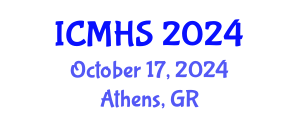 International Conference on Medical and Health Sciences (ICMHS) October 17, 2024 - Athens, Greece