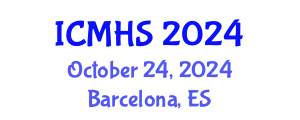 International Conference on Medical and Health Sciences (ICMHS) October 24, 2024 - Barcelona, Spain