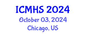 International Conference on Medical and Health Sciences (ICMHS) October 03, 2024 - Chicago, United States