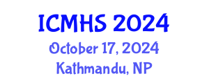 International Conference on Medical and Health Sciences (ICMHS) October 17, 2024 - Kathmandu, Nepal