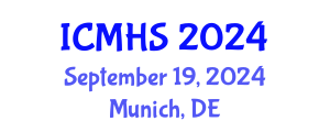International Conference on Medical and Health Sciences (ICMHS) September 19, 2024 - Munich, Germany