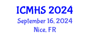 International Conference on Medical and Health Sciences (ICMHS) September 16, 2024 - Nice, France