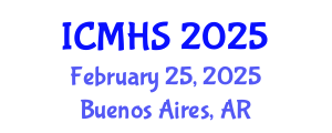 International Conference on Medical and Health Sciences (ICMHS) February 25, 2025 - Buenos Aires, Argentina