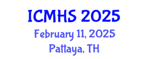 International Conference on Medical and Health Sciences (ICMHS) February 11, 2025 - Pattaya, Thailand