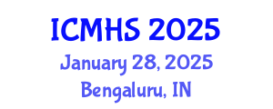 International Conference on Medical and Health Sciences (ICMHS) January 28, 2025 - Bengaluru, India