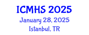 International Conference on Medical and Health Sciences (ICMHS) January 28, 2025 - Istanbul, Turkey