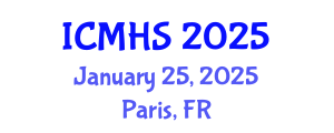 International Conference on Medical and Health Sciences (ICMHS) January 25, 2025 - Paris, France
