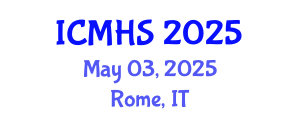 International Conference on Medical and Health Sciences (ICMHS) May 03, 2025 - Rome, Italy