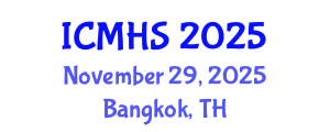 International Conference on Medical and Health Sciences (ICMHS) November 29, 2025 - Bangkok, Thailand