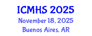 International Conference on Medical and Health Sciences (ICMHS) November 18, 2025 - Buenos Aires, Argentina