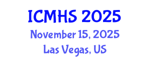 International Conference on Medical and Health Sciences (ICMHS) November 15, 2025 - Las Vegas, United States
