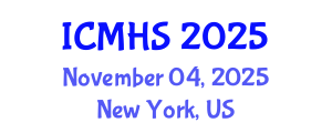 International Conference on Medical and Health Sciences (ICMHS) November 04, 2025 - New York, United States