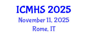 International Conference on Medical and Health Sciences (ICMHS) November 11, 2025 - Rome, Italy
