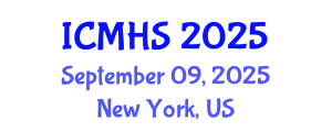 International Conference on Medical and Health Sciences (ICMHS) September 09, 2025 - New York, United States