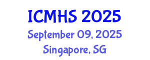 International Conference on Medical and Health Sciences (ICMHS) September 09, 2025 - Singapore, Singapore