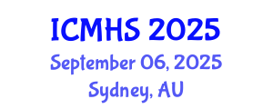 International Conference on Medical and Health Sciences (ICMHS) September 06, 2025 - Sydney, Australia