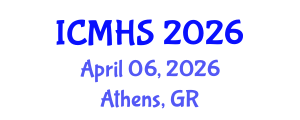 International Conference on Medical and Health Sciences (ICMHS) April 06, 2026 - Athens, Greece International Conference on Medical and Health Sciences (ICMHS) April 06, 2026 - Athens, Greece