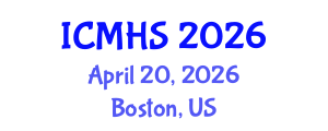 International Conference on Medical and Health Sciences (ICMHS) April 20, 2026 - Boston, United States International Conference on Medical and Health Sciences (ICMHS) April 20, 2026 - Boston, United States
