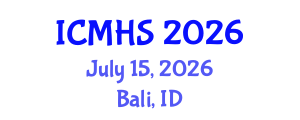 International Conference on Medical and Health Sciences (ICMHS) July 15, 2026 - Bali, Indonesia