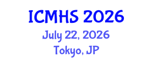 International Conference on Medical and Health Sciences (ICMHS) July 22, 2026 - Tokyo, Japan International Conference on Medical and Health Sciences (ICMHS) July 22, 2026 - Tokyo, Japan