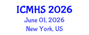 International Conference on Medical and Health Sciences (ICMHS) June 01, 2026 - New York, United States International Conference on Medical and Health Sciences (ICMHS) June 01, 2026 - New York, United States