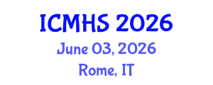 International Conference on Medical and Health Sciences (ICMHS) June 03, 2026 - Rome, Italy