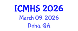 International Conference on Medical and Health Sciences (ICMHS) March 09, 2026 - Doha, Qatar International Conference on Medical and Health Sciences (ICMHS) March 09, 2026 - Doha, Qatar