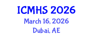 International Conference on Medical and Health Sciences (ICMHS) March 16, 2026 - Dubai, United Arab Emirates International Conference on Medical and Health Sciences (ICMHS) March 16, 2026 - Dubai, United Arab Emirates