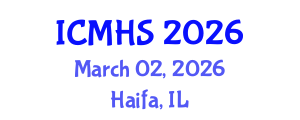 International Conference on Medical and Health Sciences (ICMHS) March 02, 2026 - Haifa, Israel International Conference on Medical and Health Sciences (ICMHS) March 02, 2026 - Haifa, Israel