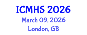 International Conference on Medical and Health Sciences (ICMHS) March 09, 2026 - London, United Kingdom International Conference on Medical and Health Sciences (ICMHS) March 09, 2026 - London, United Kingdom