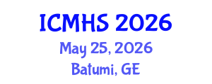 International Conference on Medical and Health Sciences (ICMHS) May 25, 2026 - Batumi, Georgia International Conference on Medical and Health Sciences (ICMHS) May 25, 2026 - Batumi, Georgia