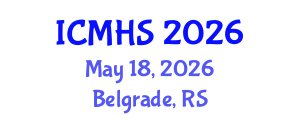 International Conference on Medical and Health Sciences (ICMHS) May 18, 2026 - Belgrade, Serbia International Conference on Medical and Health Sciences (ICMHS) May 18, 2026 - Belgrade, Serbia