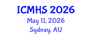 International Conference on Medical and Health Sciences (ICMHS) May 11, 2026 - Sydney, Australia International Conference on Medical and Health Sciences (ICMHS) May 11, 2026 - Sydney, Australia