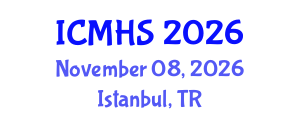 International Conference on Medical and Health Sciences (ICMHS) November 08, 2026 - Istanbul, Turkey